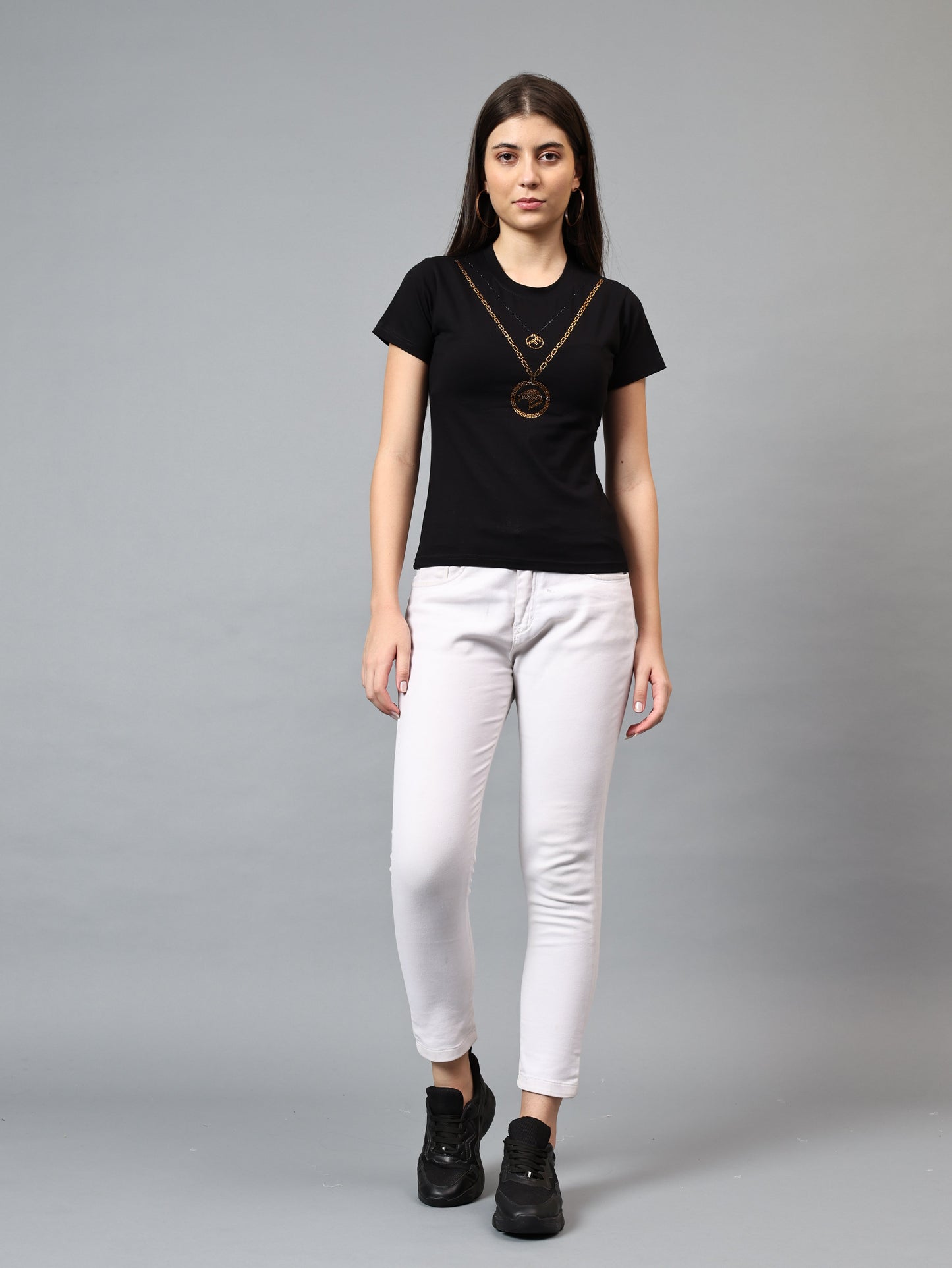 Women Luxury Cotton T-Shirts (FLOCK)