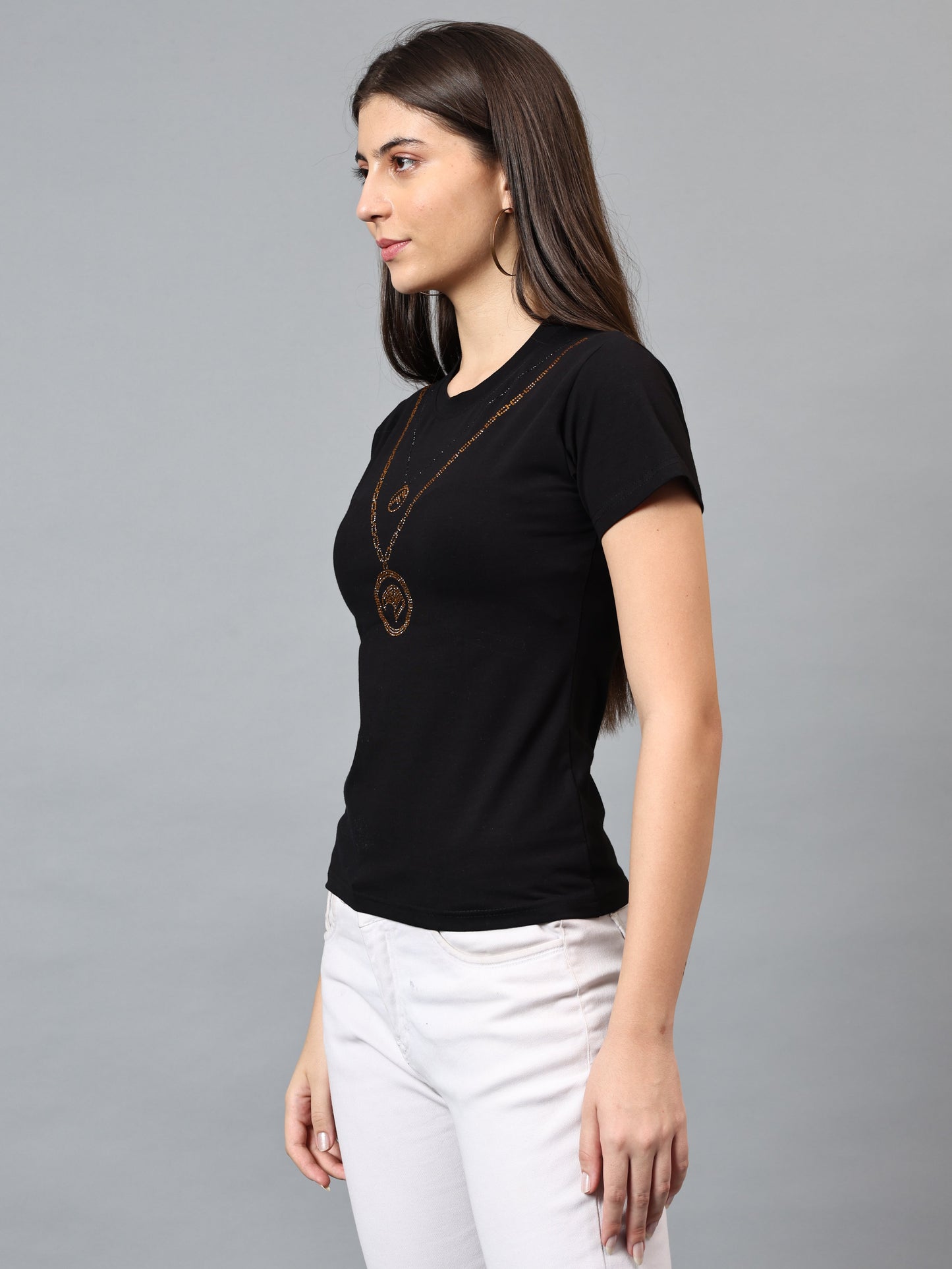 Women Luxury Cotton T-Shirts (FLOCK)