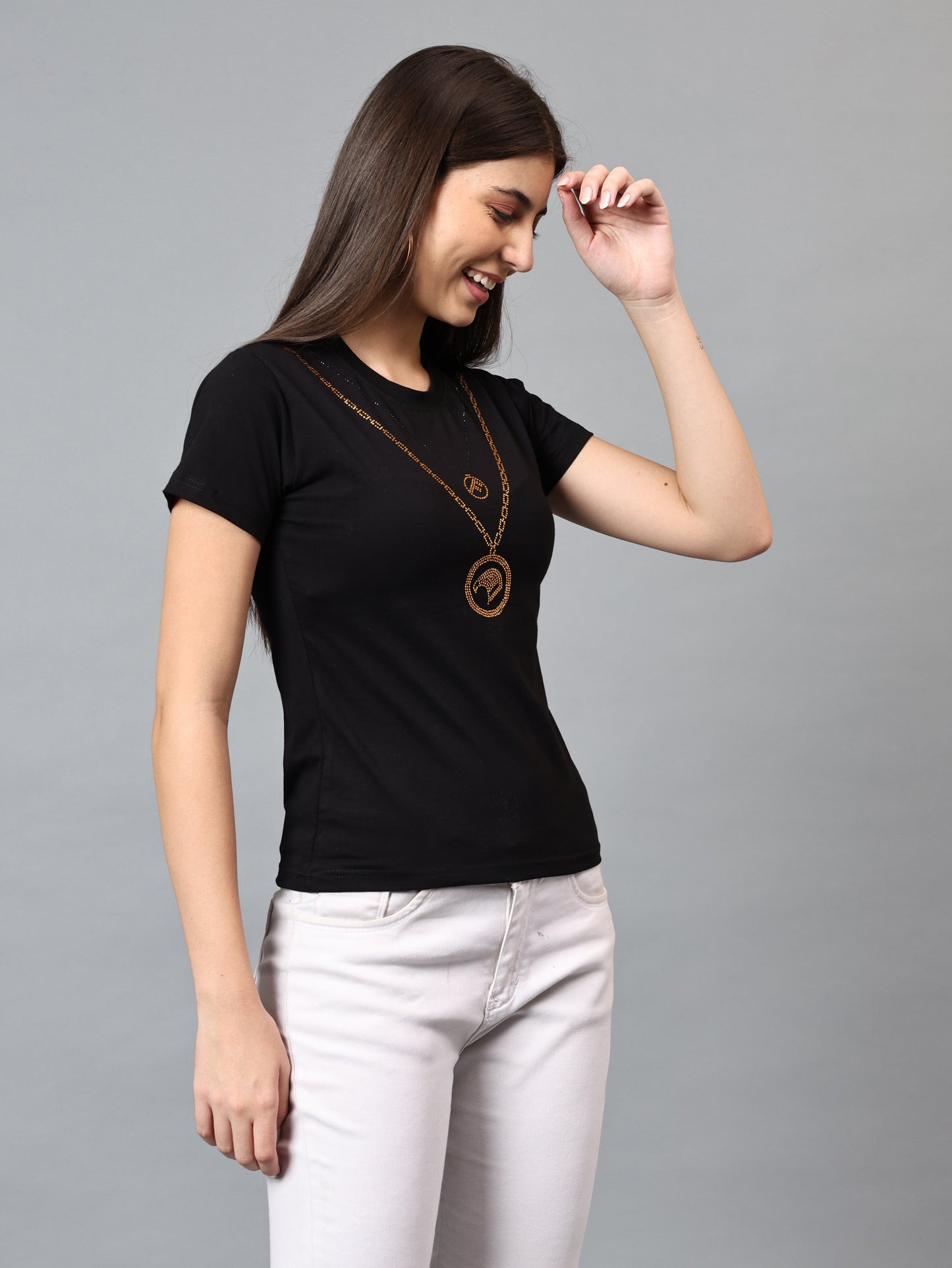 Women Luxury Cotton T-Shirts (FLOCK)