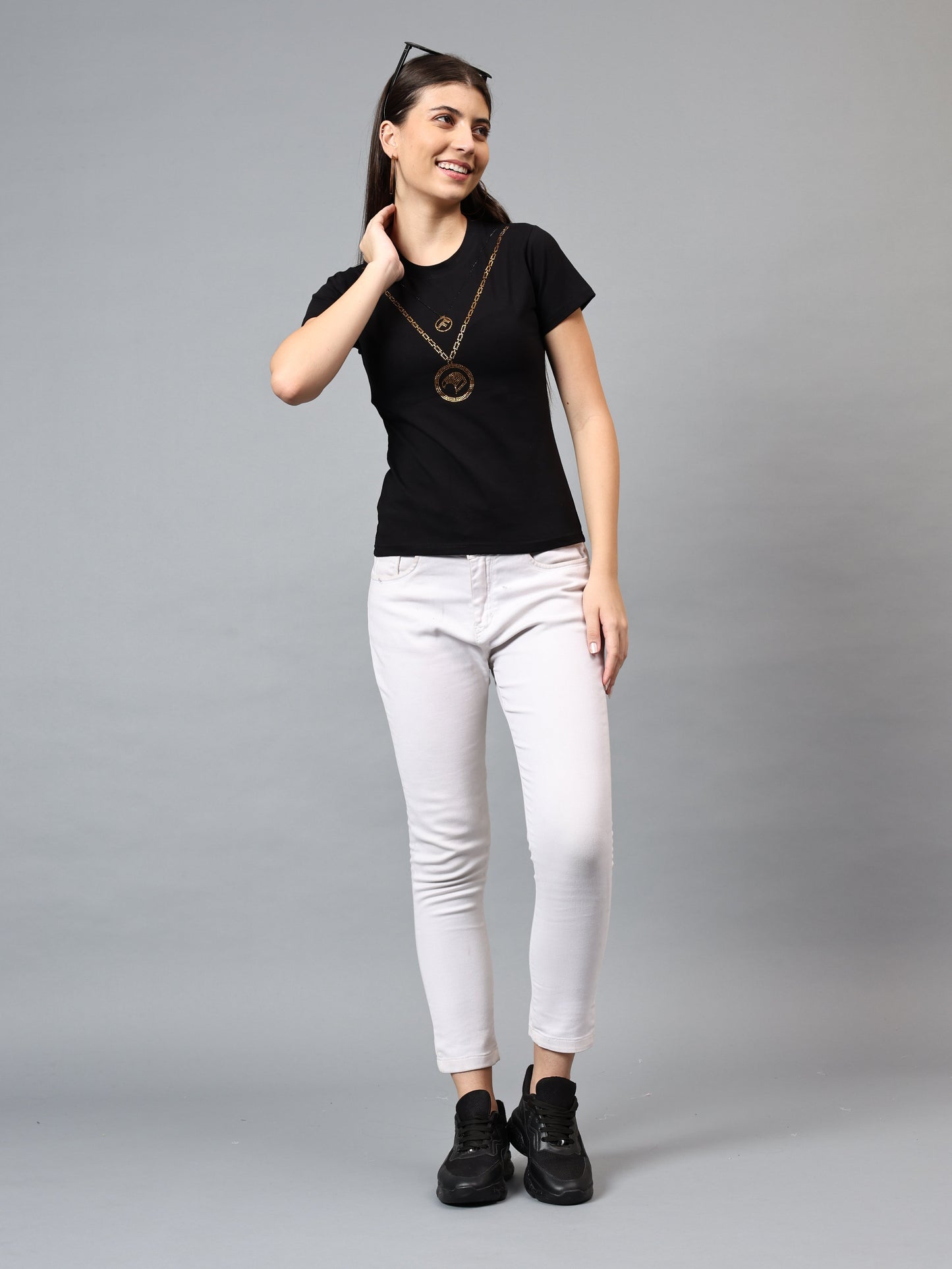 Women Luxury Cotton T-Shirts (FLOCK)