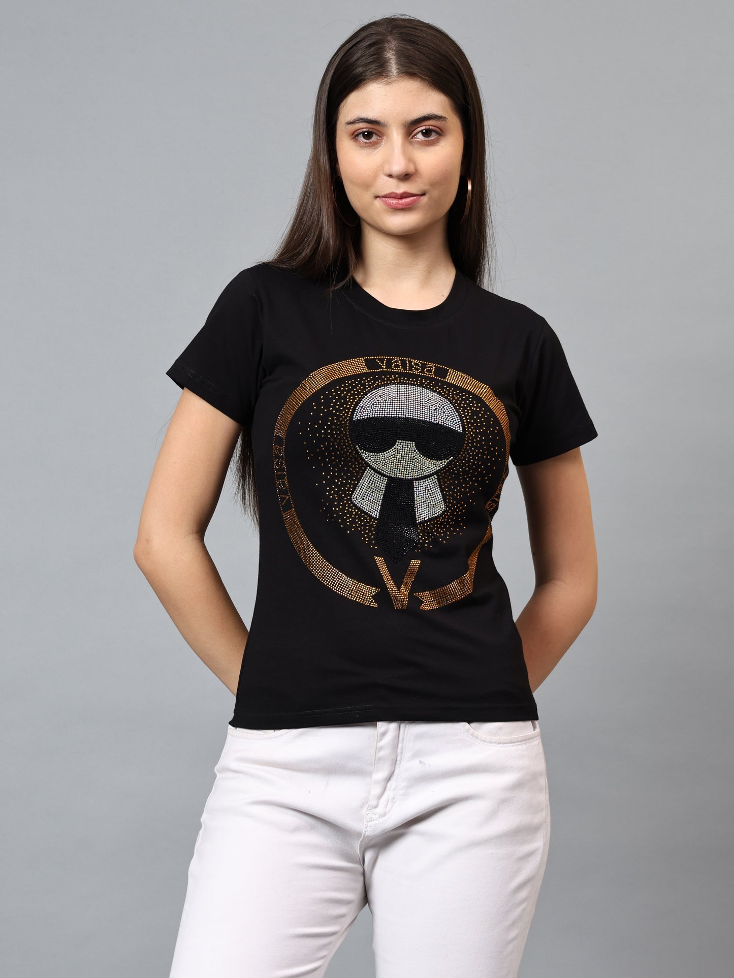 Women Luxury Cotton T-Shirts (TIE)