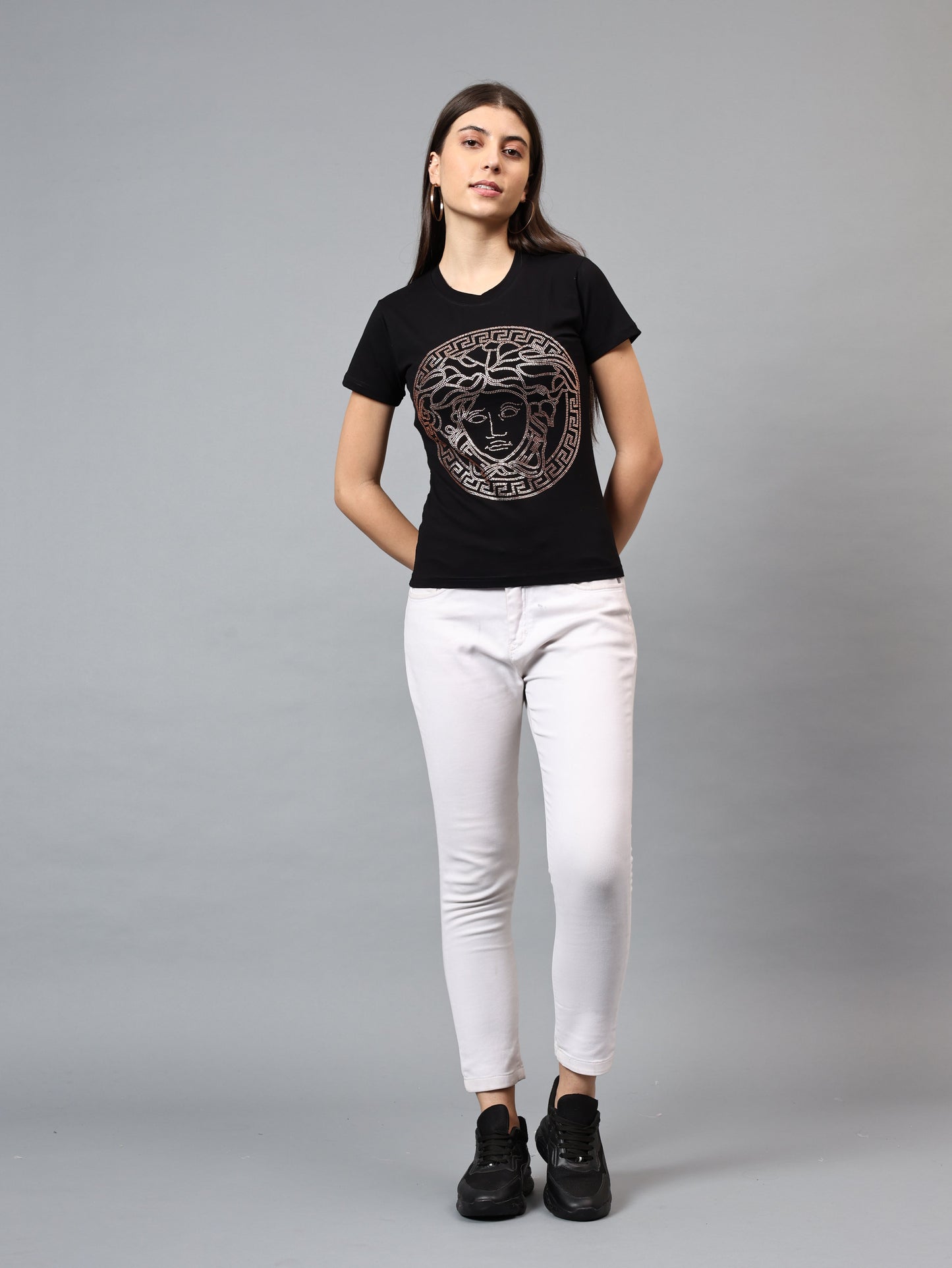 Women Luxury Cotton T-Shirts (QUEEN)