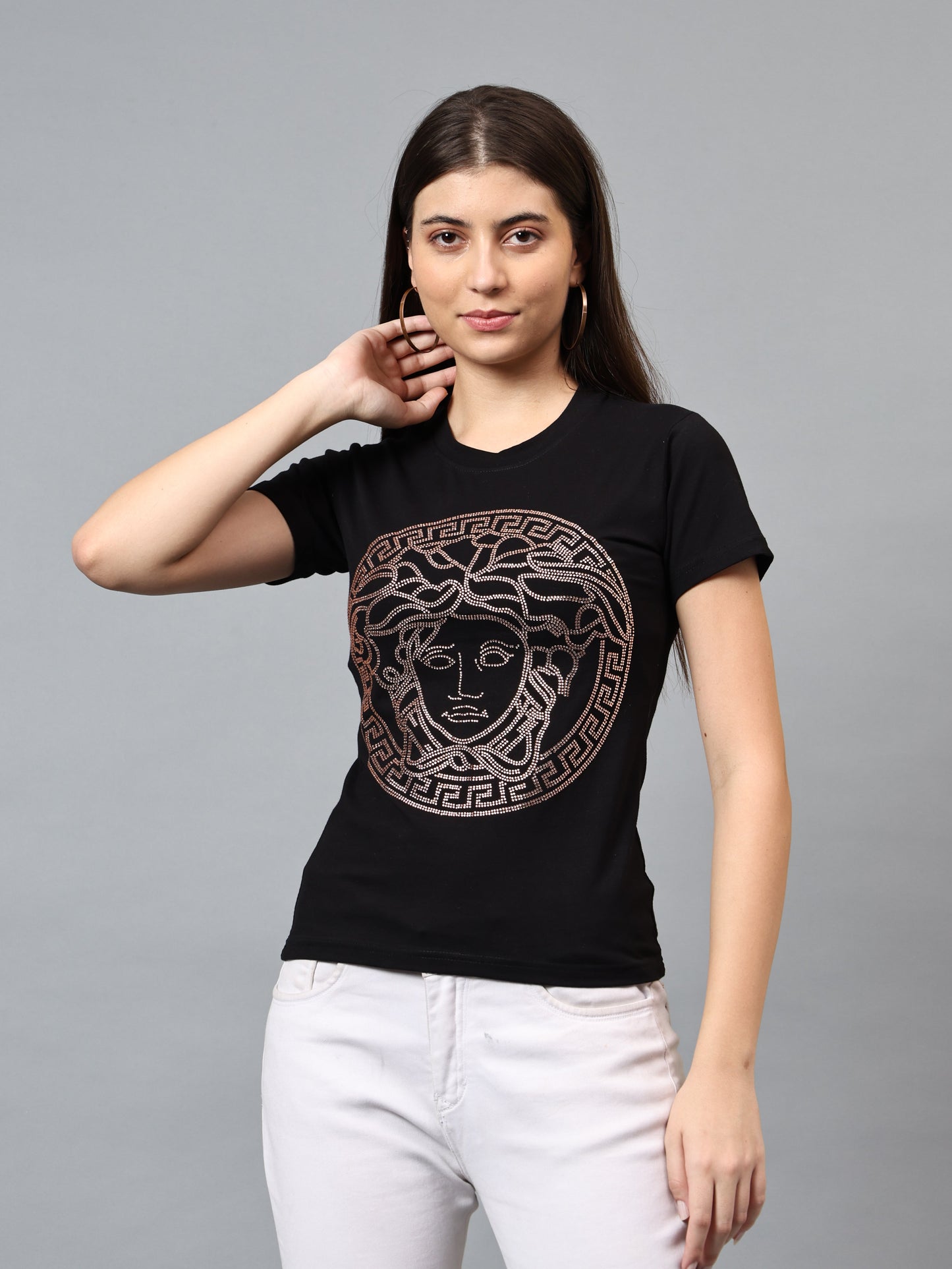 Women Luxury Cotton T-Shirts (QUEEN)