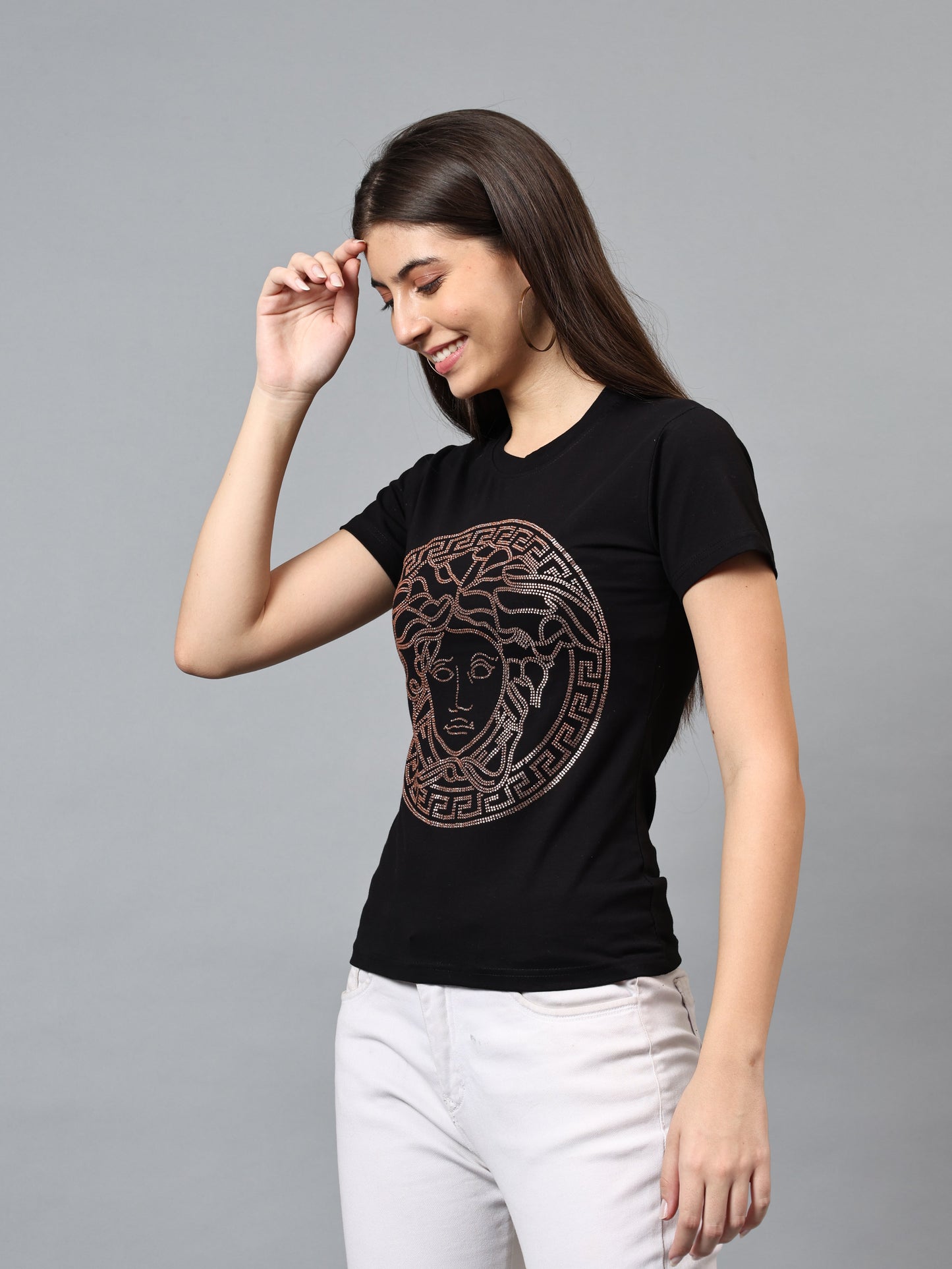 Women Luxury Cotton T-Shirts (QUEEN)