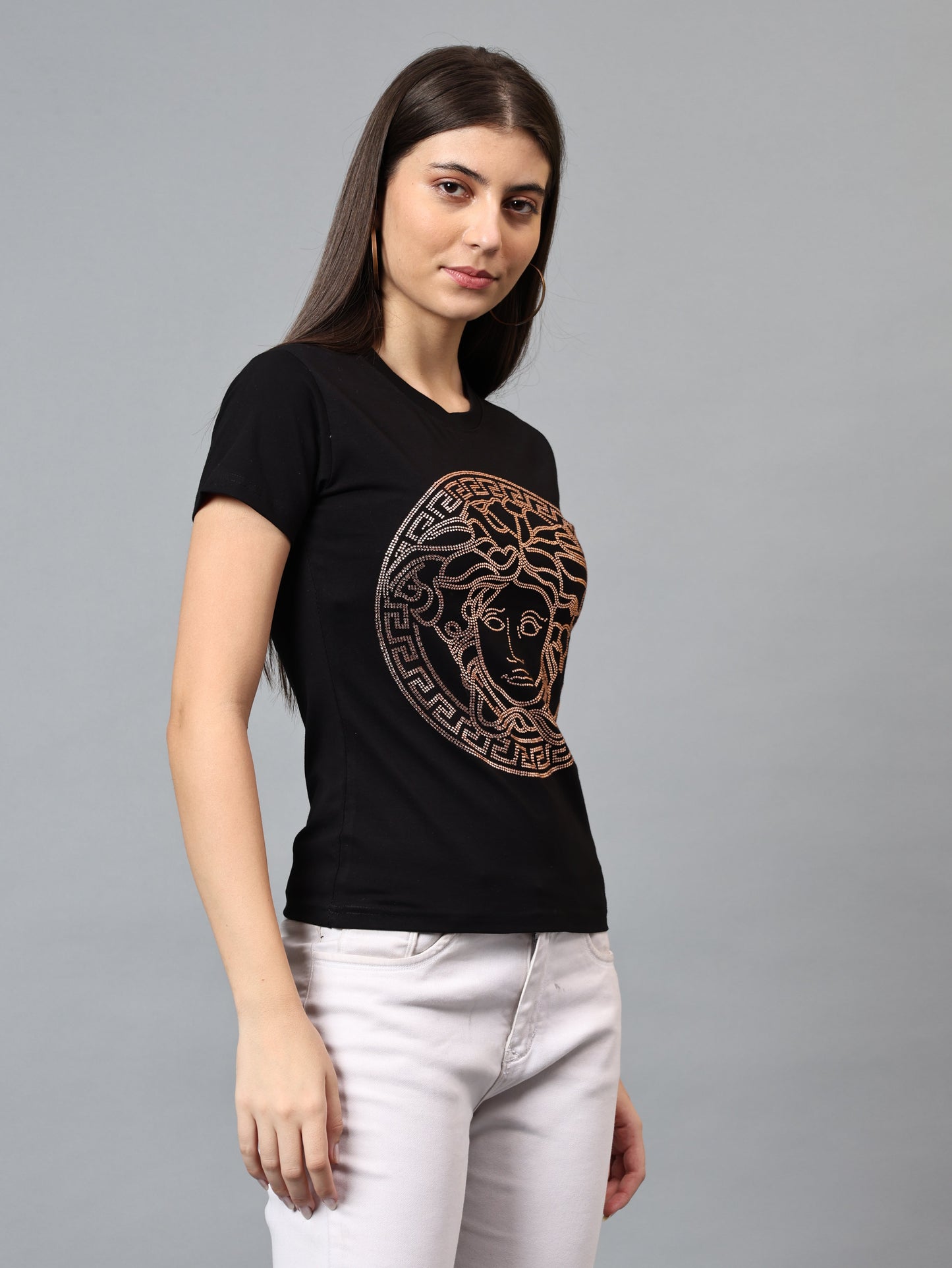 Women Luxury Cotton T-Shirts (QUEEN)