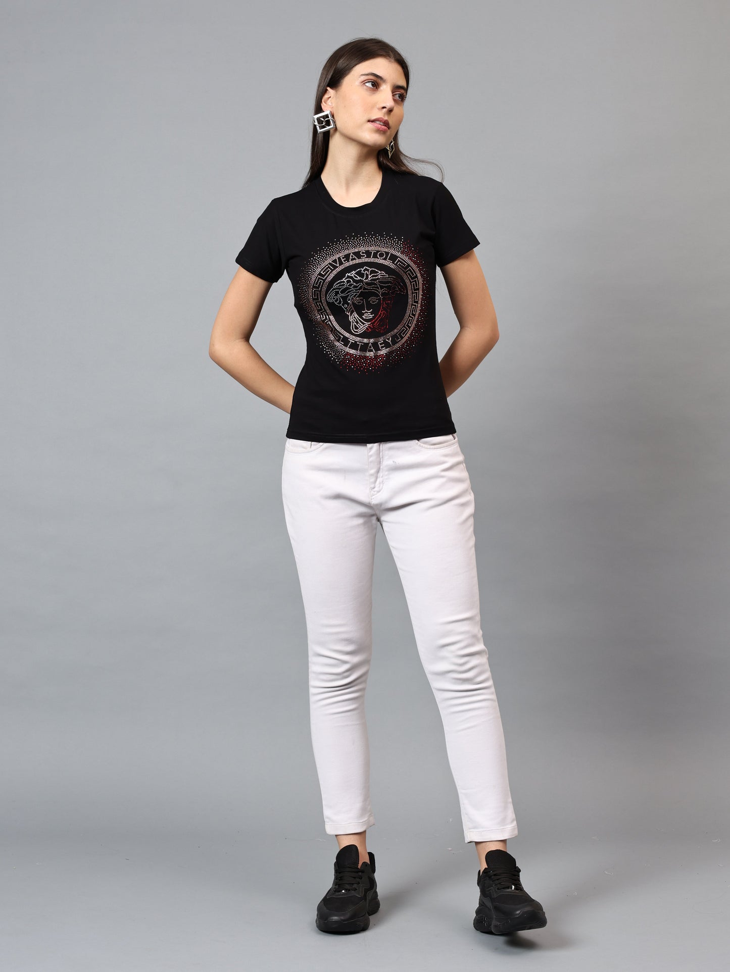 Women Luxury Cotton T-Shirts (RULER)