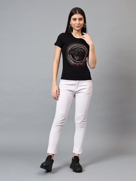 Women Luxury Cotton T-Shirts (RULER)