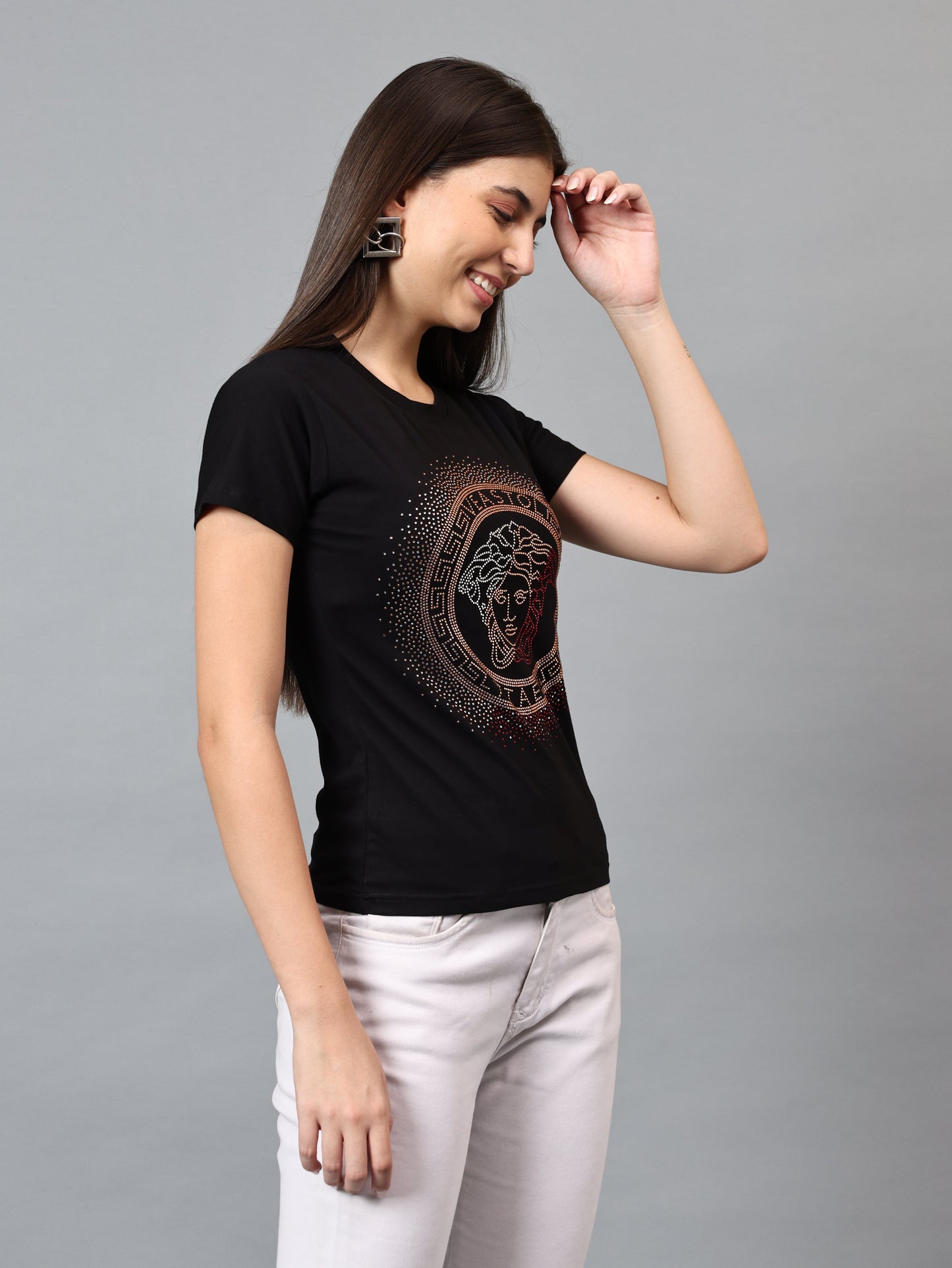 Women Luxury Cotton T-Shirts (RULER)