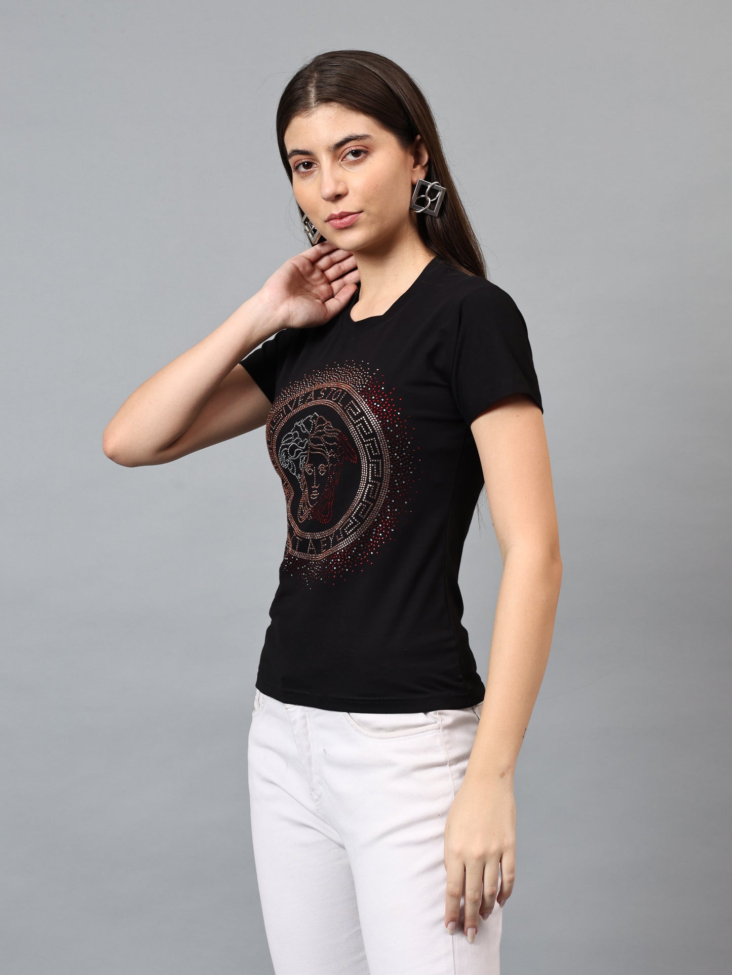 Women Luxury Cotton T-Shirts (RULER)