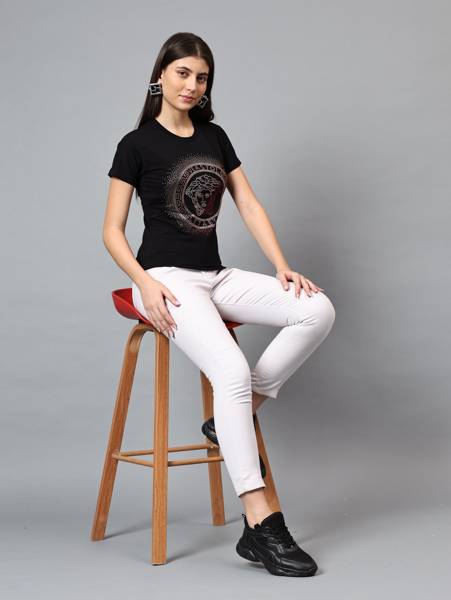 Women Luxury Cotton T-Shirts (RULER)