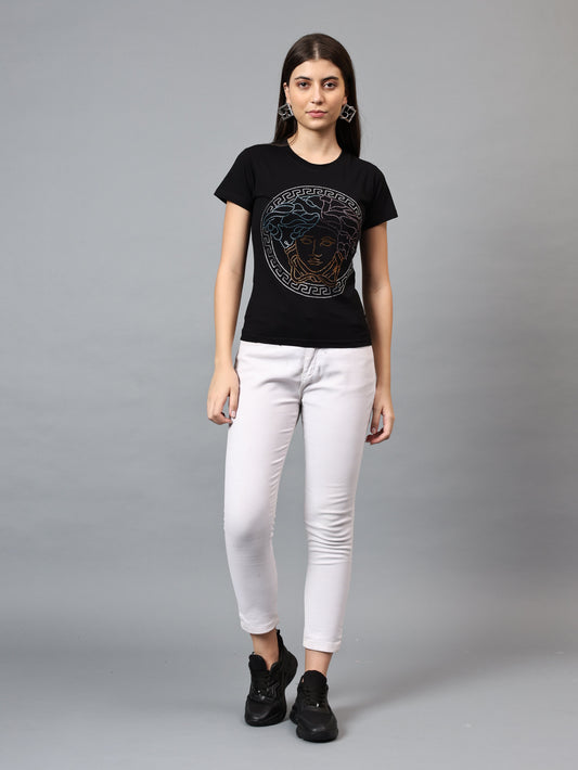 Women Luxury Cotton T-Shirts (EMPRESS)