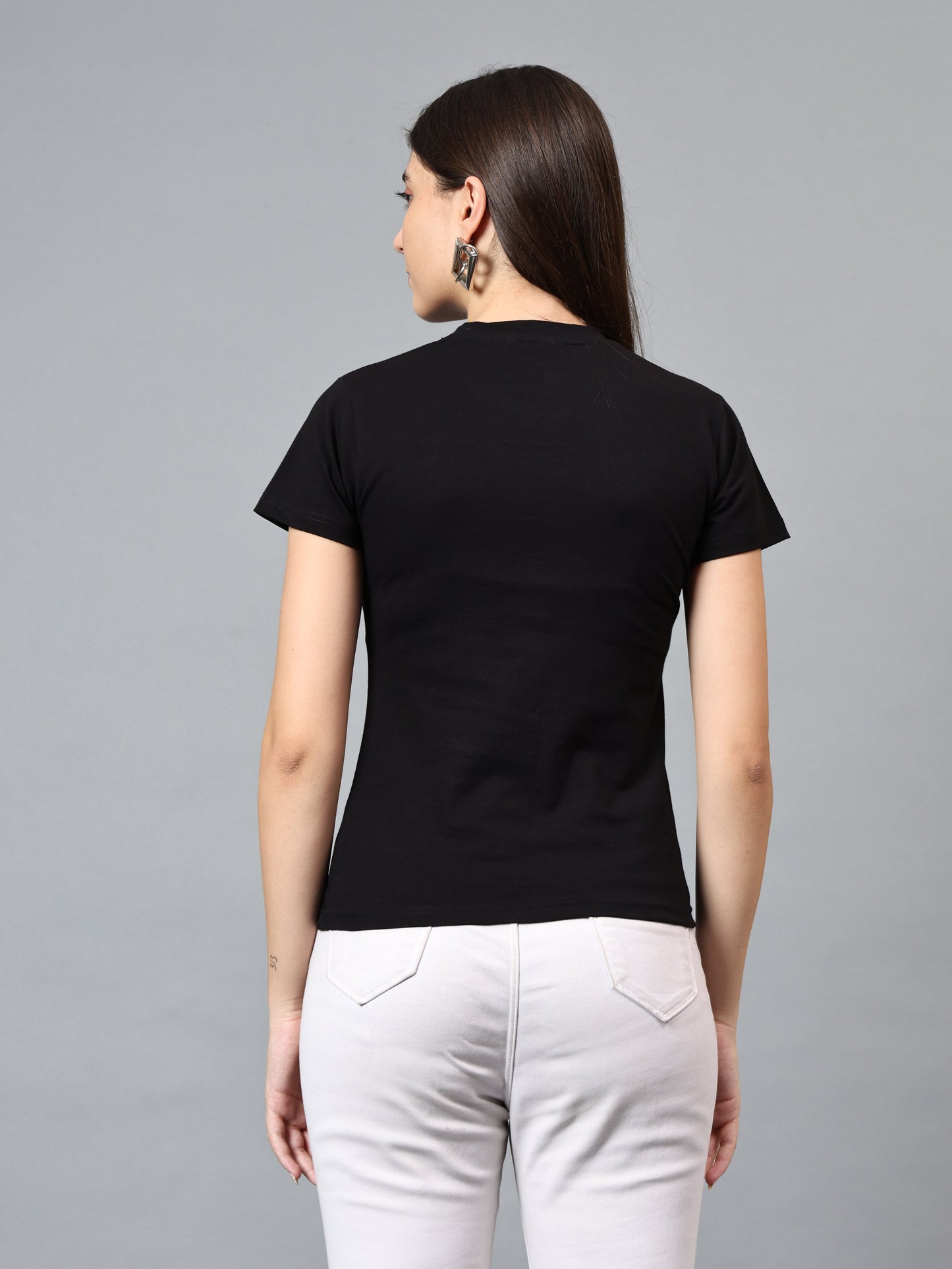 Women Luxury Cotton T-Shirts (GLASSES)